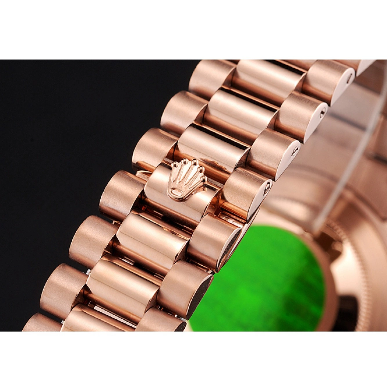 Good copy rolex watches Etched Day Gold 40 Bracelet Dial Swiss Date And Rose Gold Case Rolex Rose 0608